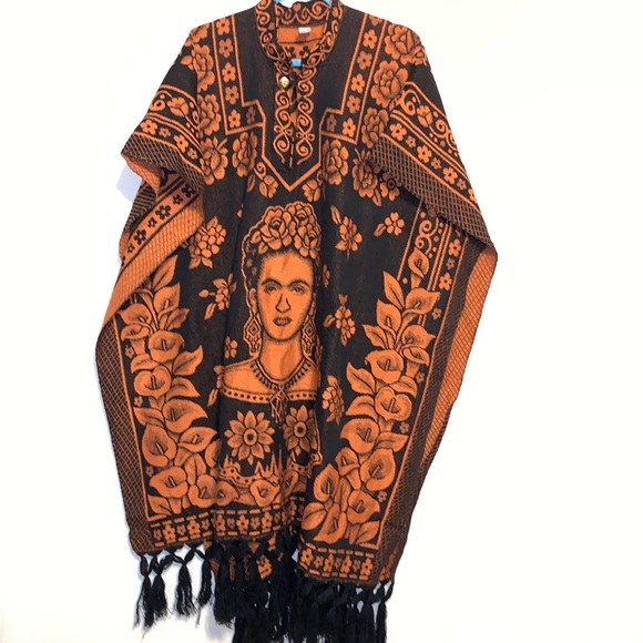 Tops Frida Kahlo Wearable Art Poncho Poshmark